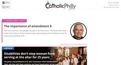 Desktop Screenshot of catholicphilly.com